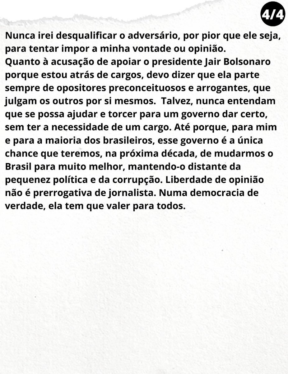 OsmarTerra's tweet photo. A minha resposta ao jornalista Ascânio Seleme que o jornal O GLOBO se recusou a publicar em formato de artigo , não dando o devido direito de resposta. Em quatro partes https://t.co/TKuvo3BBrO
