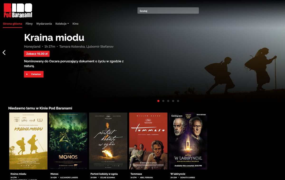 ScreenPlusVOD's tweet photo. Another massive congrats goes to @kinopodbaranami for launching Poland's first Cinema on Demand service! https://t.co/9IMPbLzoqt