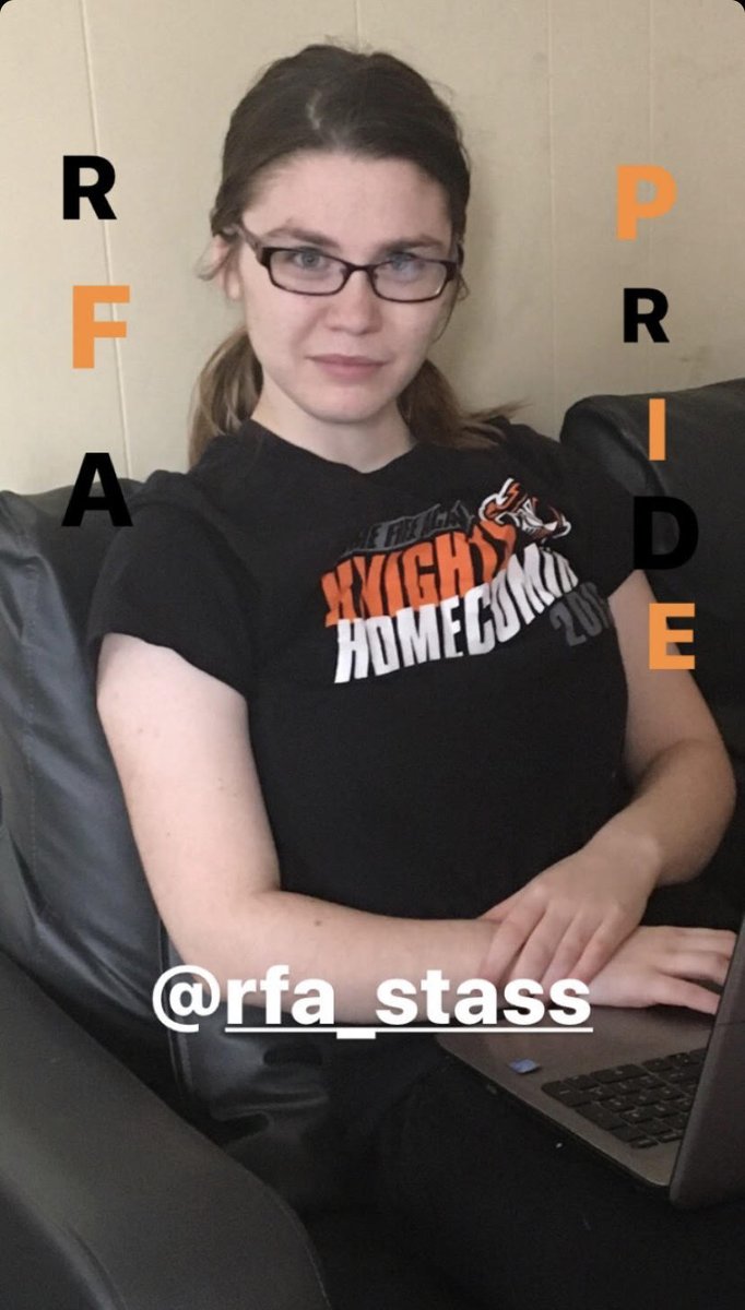 romecsd's tweet photo. #RFA Spirit Day 5 - 'RFA Pride Day' 4.17.20 🧡🖤 @RFA_STASS https://t.co/Fs41jf5k3j