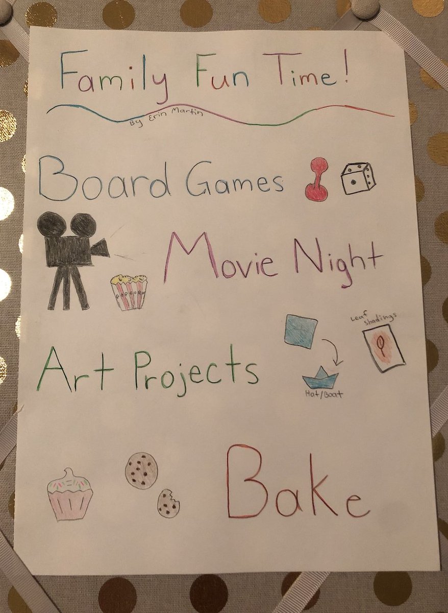 Ms_Martin4's tweet photo. Happy Friday! Today, for the Week of the Young Child, I have listed some of my favorite activities I like to do with my family! I encourage children and their families to try some of these activities together this weekend! @ButlerCOE #BUCOEIMPACT #ButlerECE @StMarysCC #WOYC20 https://t.co/hIX6E6yCYW