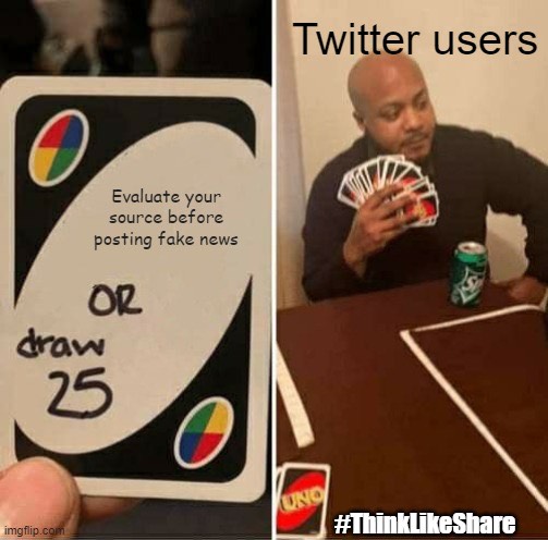 AAUPMason's tweet photo. PR students from @MasonCommDept have started a hashtag campaign asking everyone to *think* before liking or sharing news headlines--especially if it vibes all too well with your own biases. Good advice! #ThinkLikeShare https://t.co/oAZklUjopZ