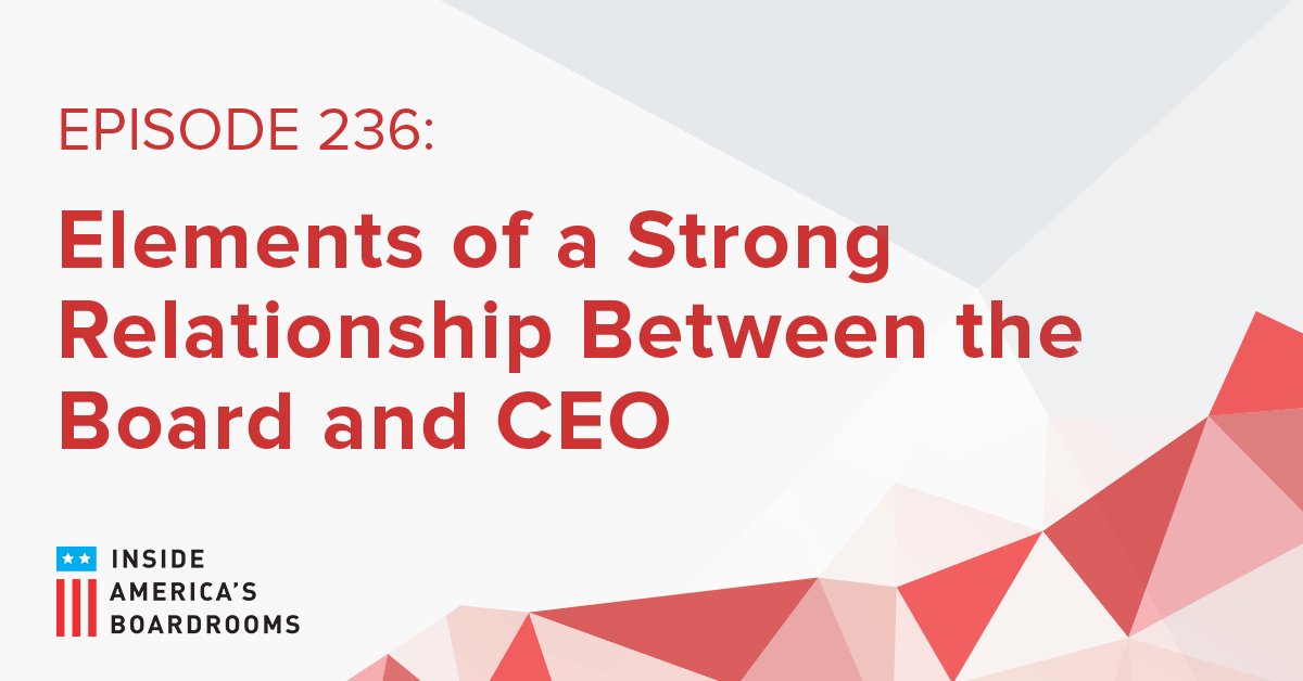 How can boards and CEOs work together to build an innovative culture? 
bit.ly/2RFMggd
