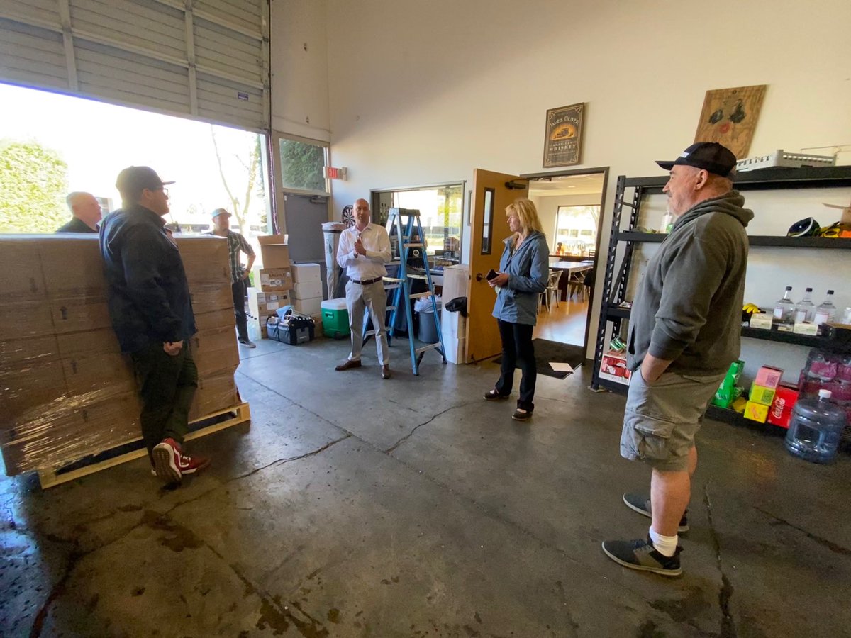 #ShoutOut to our community friends at Rose City Distillery for repurposing your product line to produce #handsanitizer for frontline industries. We were able to keep over 17,000 <a href="/NorthwestUPSers/">Northwest UPSers</a> across 6 states safe with your product. #ThanksforDelivering