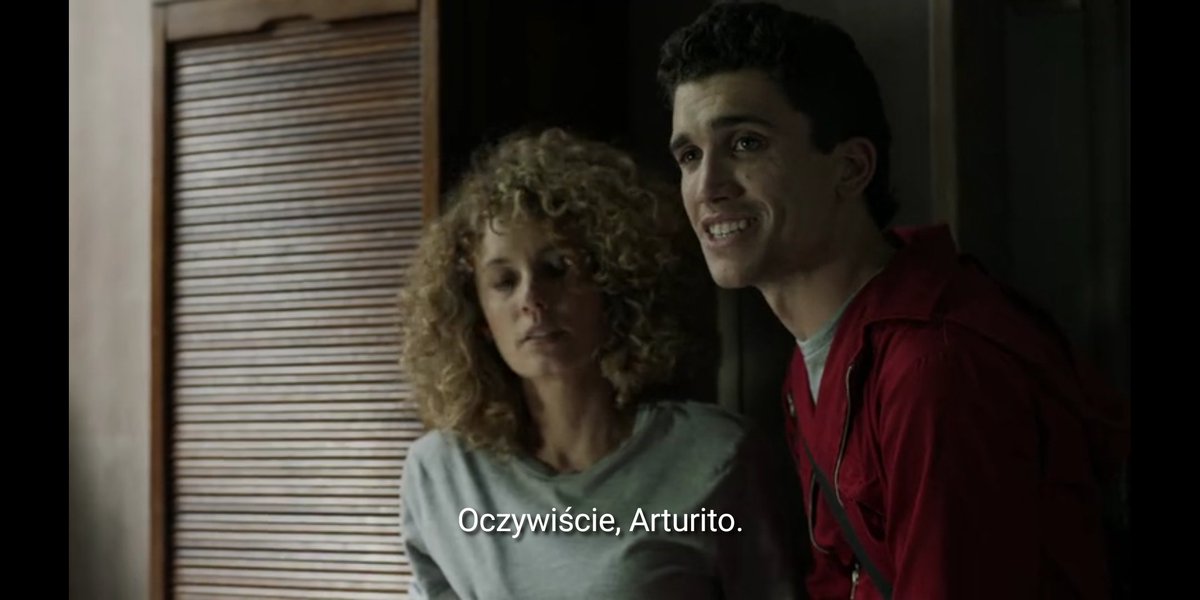 Hi_Maloley's tweet photo. Muszę sobie zostawić gdzieś te screeny bo XDDDD także lądują tutaj #LaCasaDePapel #domzpapieru https://t.co/Q3vI29foaR