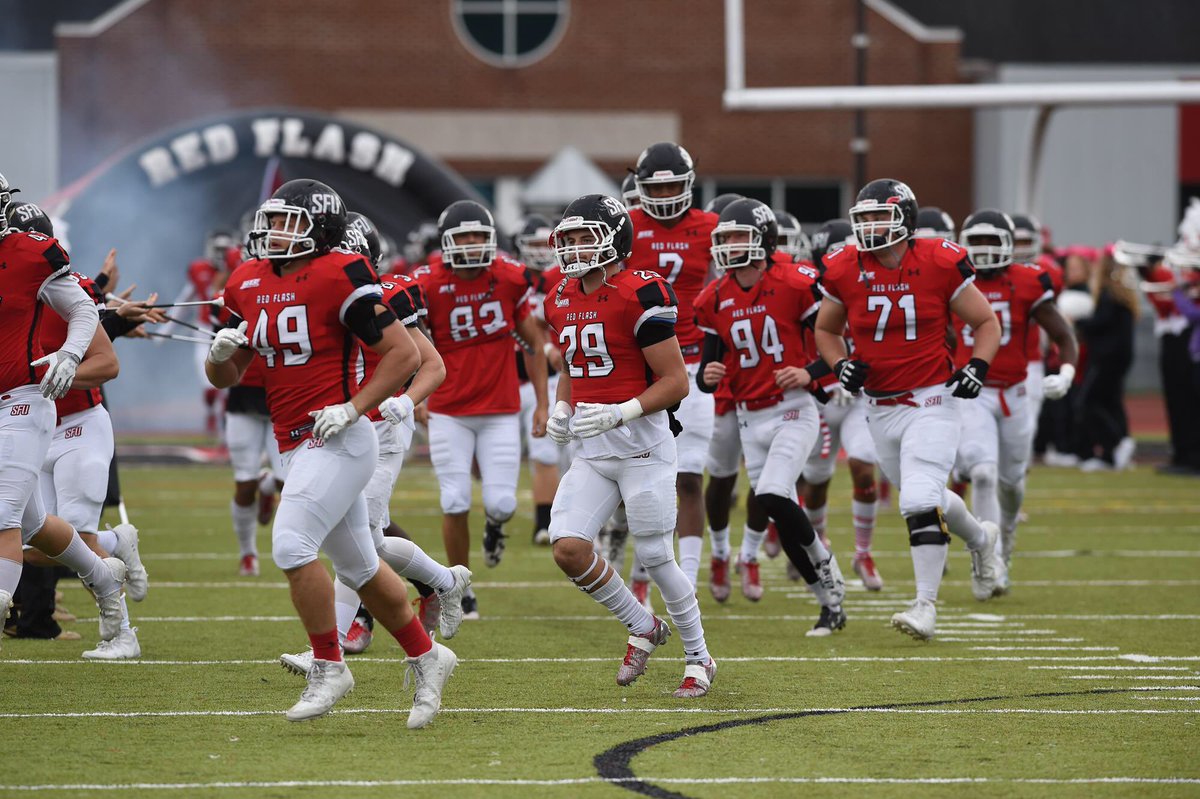 keegan_myrick's tweet photo. After a great talk with @Coach_BNealSFU I’m happy and blessed to announce that I have received my first Division 1 offer from Saint Francis University! @RedFlashFB https://t.co/bth89Z5mo0