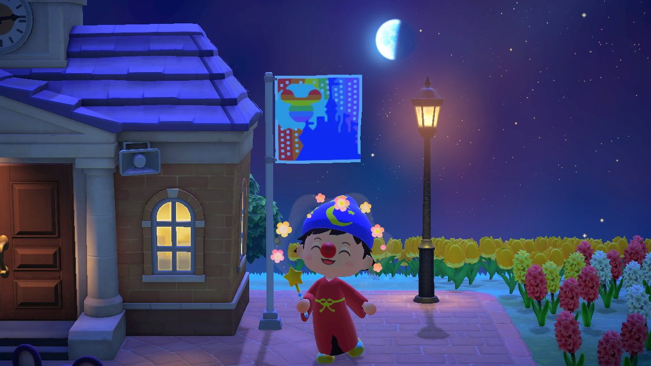 じょう𓄯 やっと島の旗できた Tdrロゴのレインボー 青 赤配布しました 背景は透過になってます 作者id Ma 84 9608 5214 ディズニー あつ森 あつまれどうぶつの森 マイデザイン マイデザイン配布 マイデザ配布 あつ森ディズニー