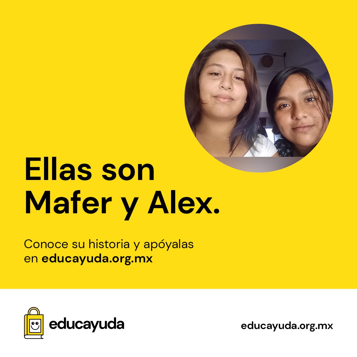 educayudamx's tweet photo. Ellas son Mafer y Alex, originarias de Las Palmas de Arriba, Jalisco. Apoya a su educación en https://t.co/OWRDNbByrk.

¡Cualquier donativo es muy agradecido! Y, si no puedes donar, compartir el mensaje también ayuda :) https://t.co/YcM577V1qi