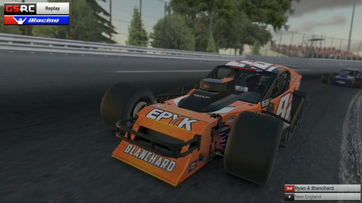 StaffordSpeedwy's tweet image. Michael Christopher Jr. wins tonight's 80 lap Sim Racing at eStafford Speedway Presented by All Phases Reno

Top 3 finishers:
1. Michael Christopher Jr.
2. Teddy Hodgdon
3. Ryan Blanchard

Thanks for tuning in! We'll be back with more @iRacing  next week #eStaffordSpeedway
