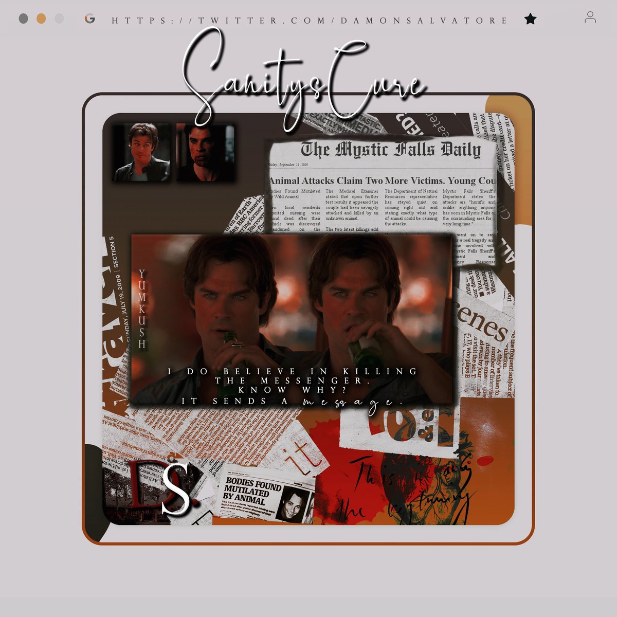 ⠀
〝𝙄’𝙫𝙚 𝙗𝙚𝙚𝙣 𝙞𝙣 𝙡𝙤𝙫𝙚 , 𝙞𝙩’𝙨 𝙥𝙖𝙞𝙣𝙛𝙪𝙡 , 𝙥𝙤𝙞𝙣𝙩𝙡𝙚𝙨𝙨 𝙖𝙣𝙙 𝙤𝙫𝙚𝙧𝙧𝙖𝙩𝙚𝙙. 〞

⠀high!au:canon
patient zero:augustine
⠀multiverse
addicted to blood
⠀detailed writer

⠀⠀⠀ᴀғғʟɪᴄᴛᴇᴅ ᴛᴏ <a href="/DivineKindred/">Ivar Ragnarsson</a>
⠀⠀⠀⠀⠀     yum ▹❥ ⌗ᴋᴜsʜ™
⠀