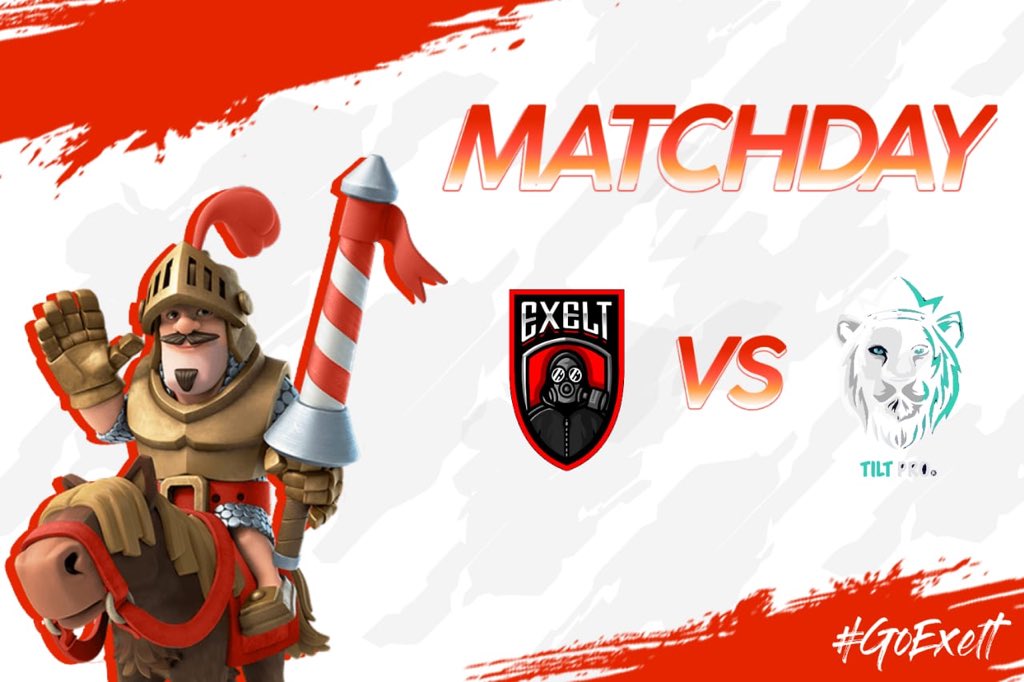 #MATCHDAY

Vamos a disputar un partido importante frente a un equipo muy victorioso, buena suerte!

🎮| Clash Royale
🏆| <a href="/LigaFA_GG/">Liga F.A</a>
⏰| 9:00 PM 🇲🇽
⚔️| @tilt_procr

#GoExelt
