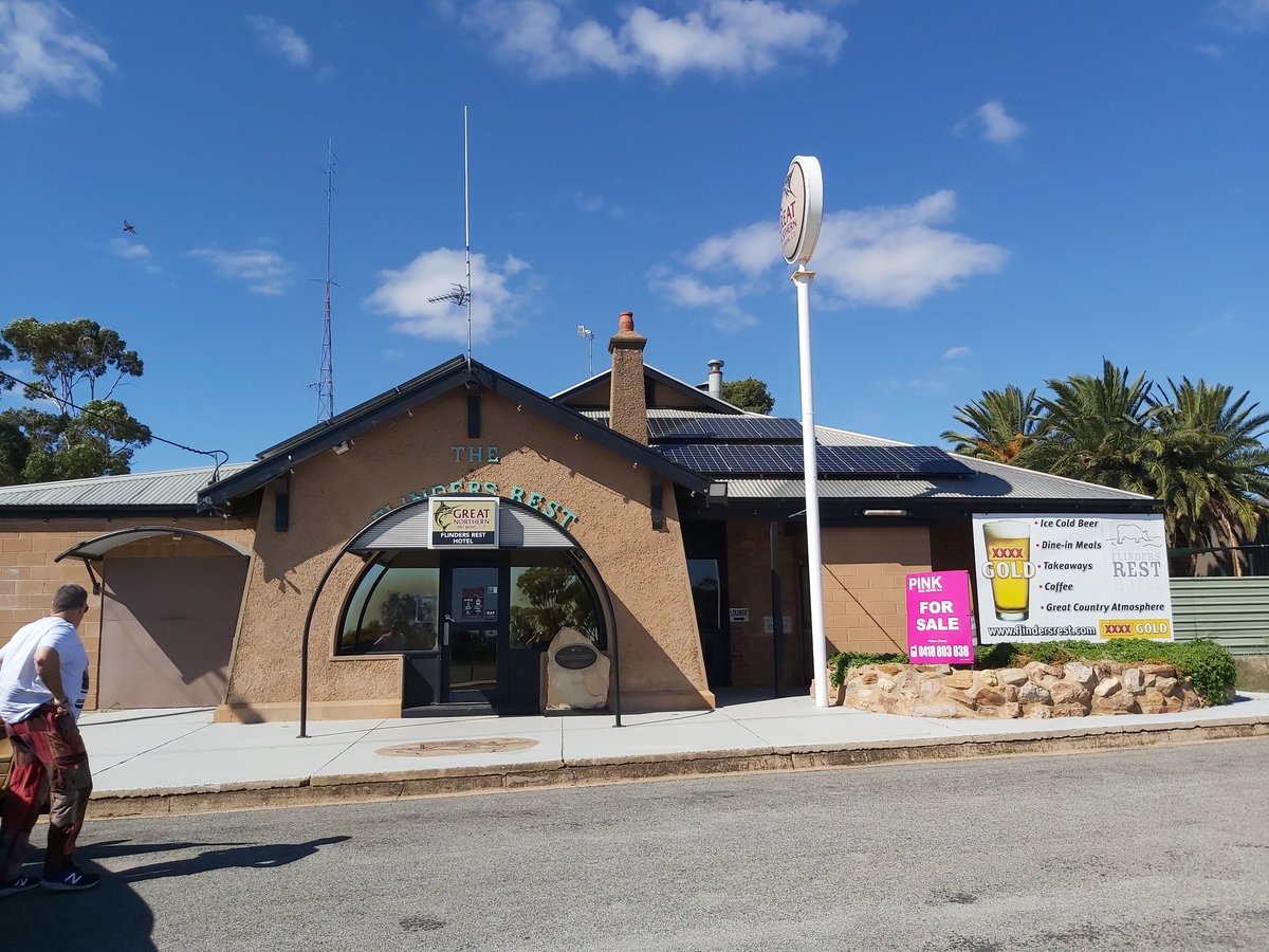  #PubCrawl: I visited the  @FlindersRest Hotel at Warnertown in early March, but sadly it's closed and seemingly up for sale.On the edge of the Flinders Ranges, the pub's most recent owners took over in 2017, from what I can gather. In 2014 it celebrated its centenary. #pub  #beer