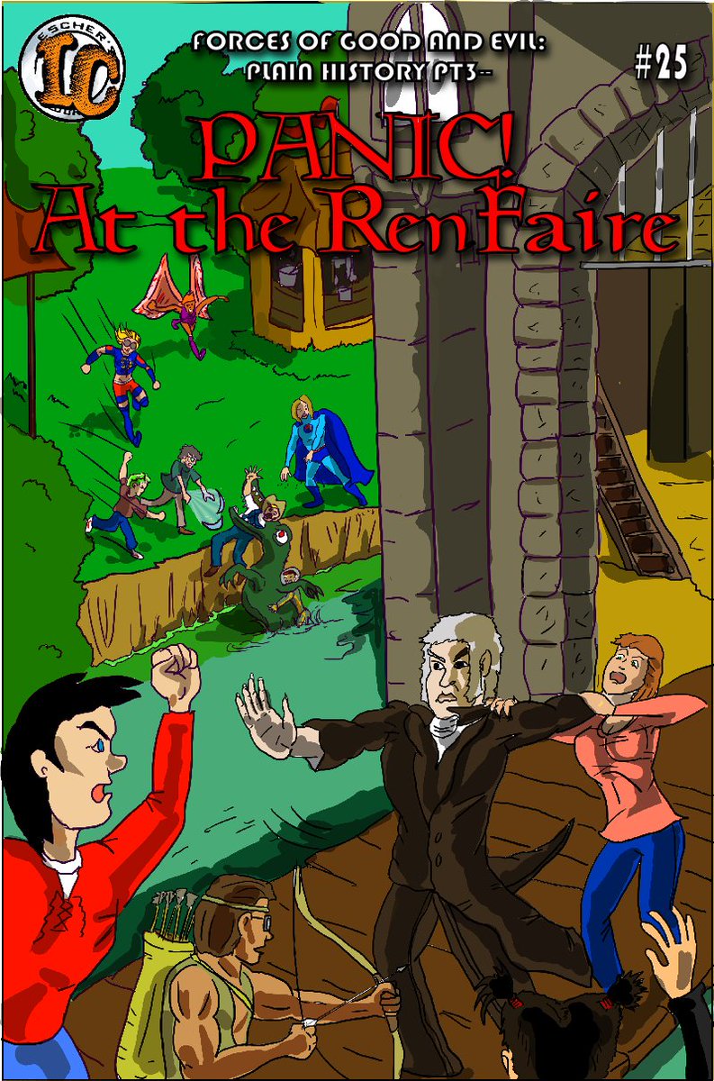 Ideal_Comics's tweet photo. Toady is the Day! Starting Today, we are re-publishing our latest Forces story! Chad & the gang face off against a horde of other heroes in "Panic! At the Ren-Faire!" We are going old school with it, updating twice a week, Fridays and Mondays!
https://t.co/mUKfBPPKVC https://t.co/Vb8Z82XHIK