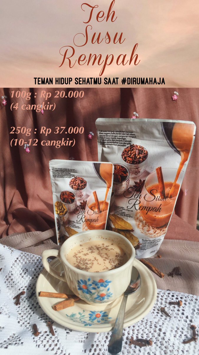 📍dom sby. ini teh susu banget!🤤 pas bgt buat nemenin kalian yg #dirumahaja  ,bisa minum bareng keluarga jd ga perlu nongkrong di luar/buat nemenin drakoran-maraton film😍tinggal seduh pake air panas ajaa udah enak bgt!ga perlu tambah gula lg😍