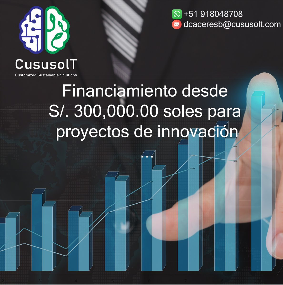 trayectorperu's tweet photo. #beneficio💲 #económico💲
Explora la #innovación en tiempo de crisis!, coordina una reunión #gratuita y evalúa tus #oportunidades.Trabajemos de forma cooperativa y estratégica en tú #proyecto de innovación.
Aprovecha esta #oportunidad!📣📣
Quieres saber cómo? 📞Contáctanos 📧 https://t.co/iR0r6ck2Yu