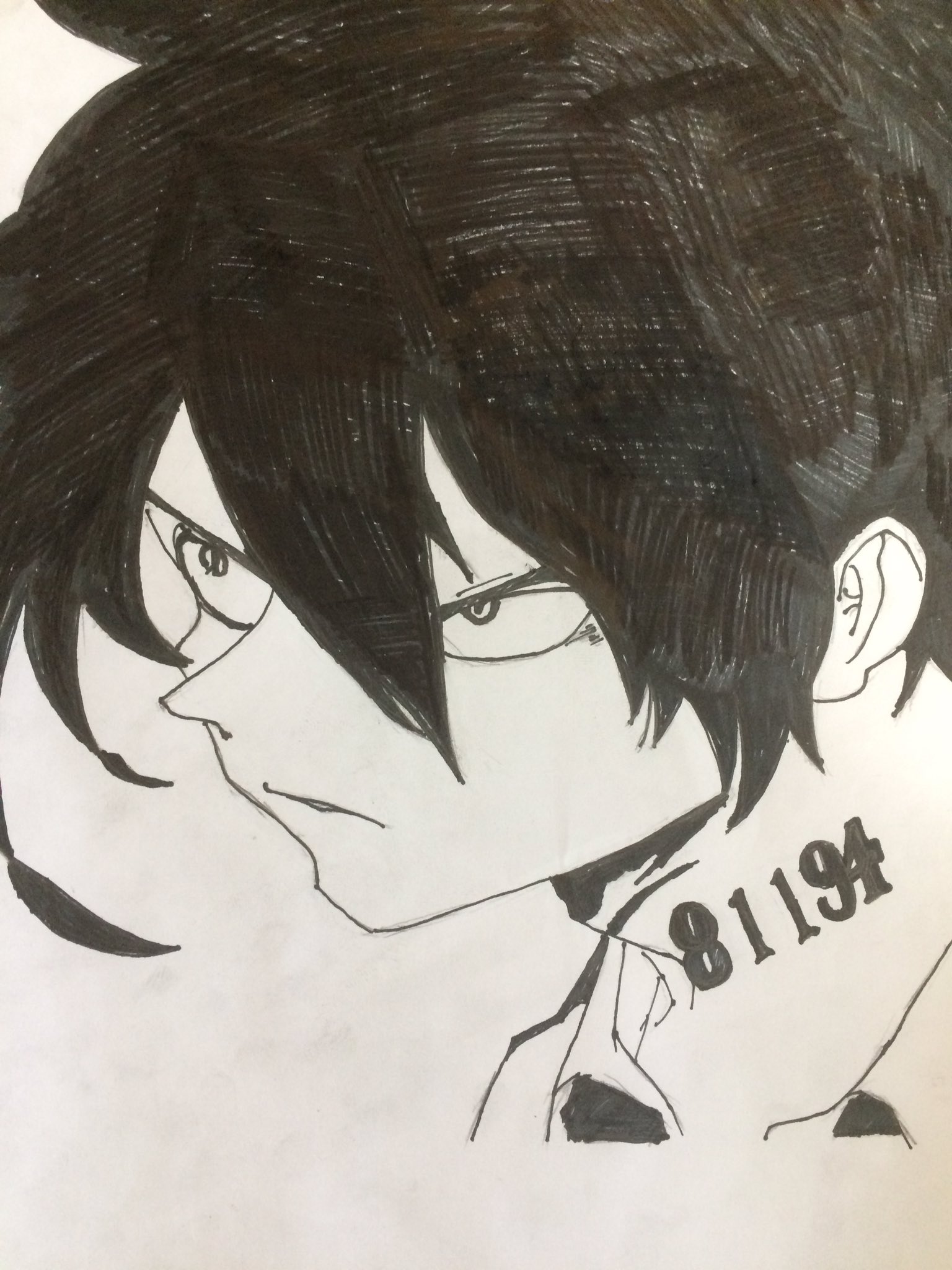 かめ 約束のネバーランドのレイを模写してみました 約束のネバーランド初描きでむずかった 髪の毛の黒塗りするところが多い イラスト レイ 約束のネバーランド 約束のネバーランドイラスト レイイラスト イラスト好きさんと繋がりたい 模写