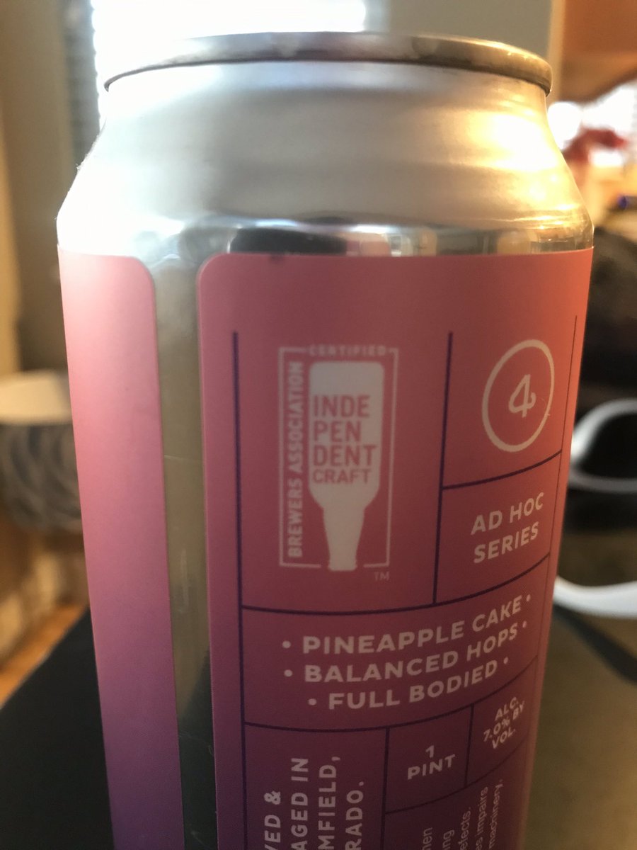 Sisubrewing's tweet photo. Glad I gave this one a shot @4NosesBrewing Maybe it’s the guy in the hop vacation shirt that drew me in. I remember traveling and seeing people. Lovely beer.  Very balanced. Look for the seal people!! @BrewersAssoc  #community #LocalHeroes #CraftBeer #independent #StayAtHome https://t.co/RdMXIvFxzk