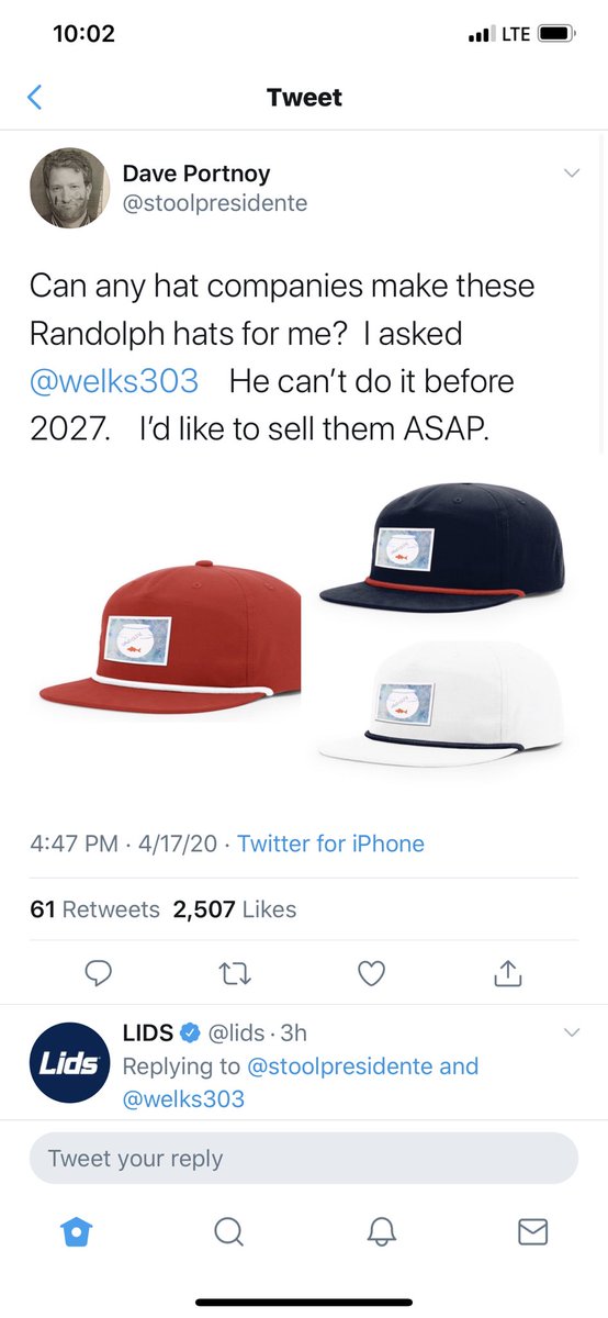 ManciniMarc's tweet photo. @stoolpresidente Marc here om Overcome Average. We made the Pizza hat. I’ll have a quote for you ASAP. How many hats do you want to order? https://t.co/K82s5uWUAR