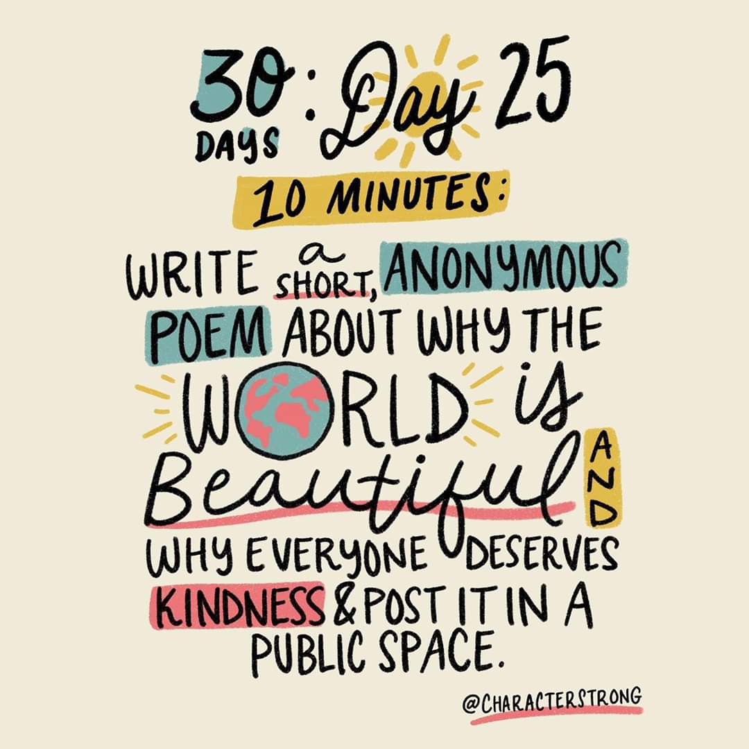 LauraCathcart5's tweet photo. The world is beautiful we don't have to lie, we have to keep it alive, we atleast have to try. The beauty is in us all, no matter if we are short or tall. -Aspen
#CharacterStrongLMS #deepkindness @LeanderTigers https://t.co/IBhpvtWswI