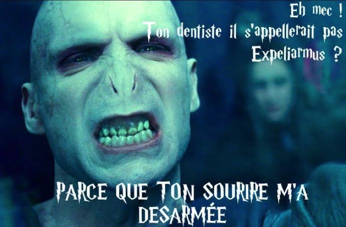 MemeDraco's tweet photo. C'est quoi cette phrase de drague pourri Xd

#harrypotter #harrypotterfr https://t.co/IYLQhTPFFf