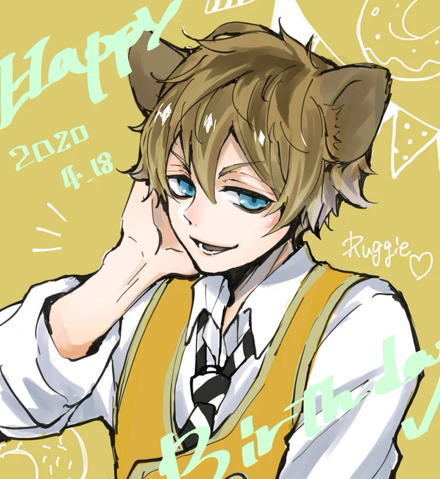 ラギーくんおめでとう?
めちゃくちゃ好きだ…
ドーナツ10000万個あげたい

#ラギー・ブッチ誕生祭2020 