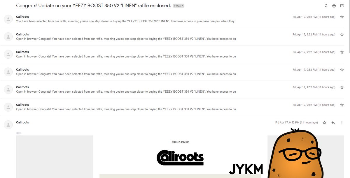 TasteThatPotato's tweet image. Selling for $3 each btw🤪
Bot: @KicksRaffleBot 
Proxies: @SlashProxies @WorksSubnet 
Mails: @GmailSupply