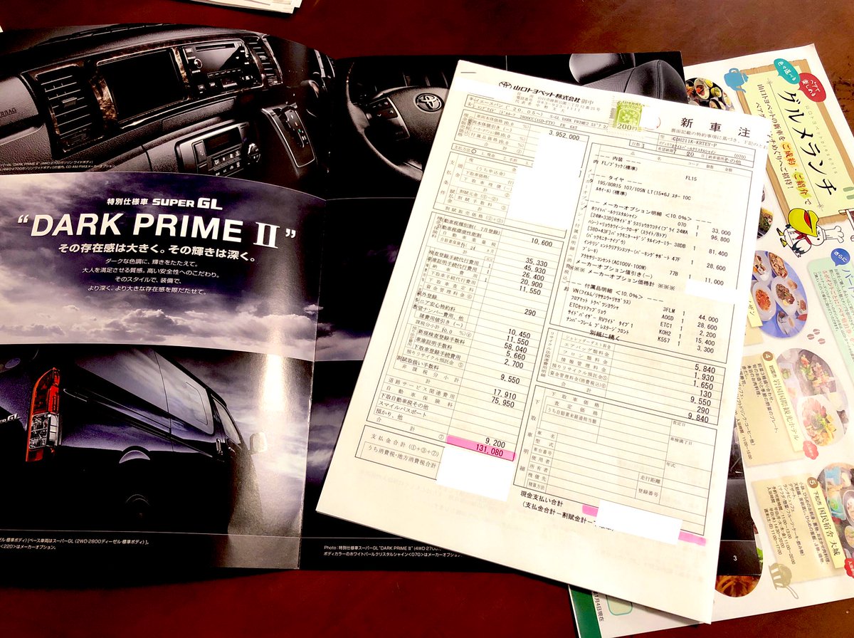 Se Nya Nm4 02 Hrs 新型ハイエース契約完了 店長さんに 新型ハイエースご契約当店第1号です ありがとうございます W って言われた まさか第1号だったとは 最終値引きも凄かった 凄すぎるからそこだけ隠す はー 楽しみ