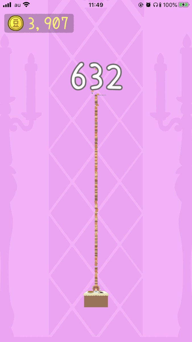 最近ハマりにハマってる豆腐少女ww 気づいたら記録倍くらい更新してて