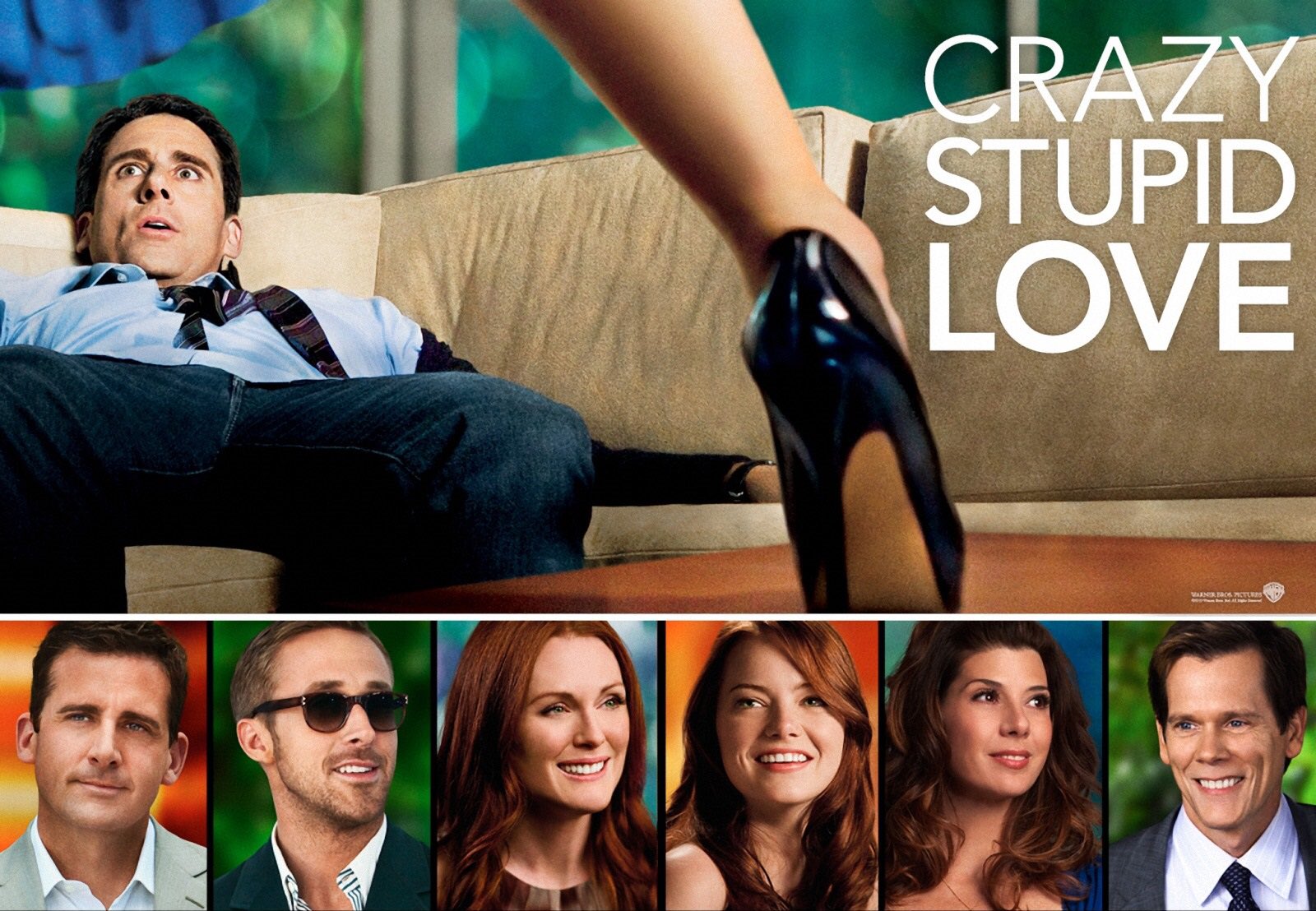 Crazy, Stupid, Love : Steve Carell, Julianne Moore, Ryan Gosling