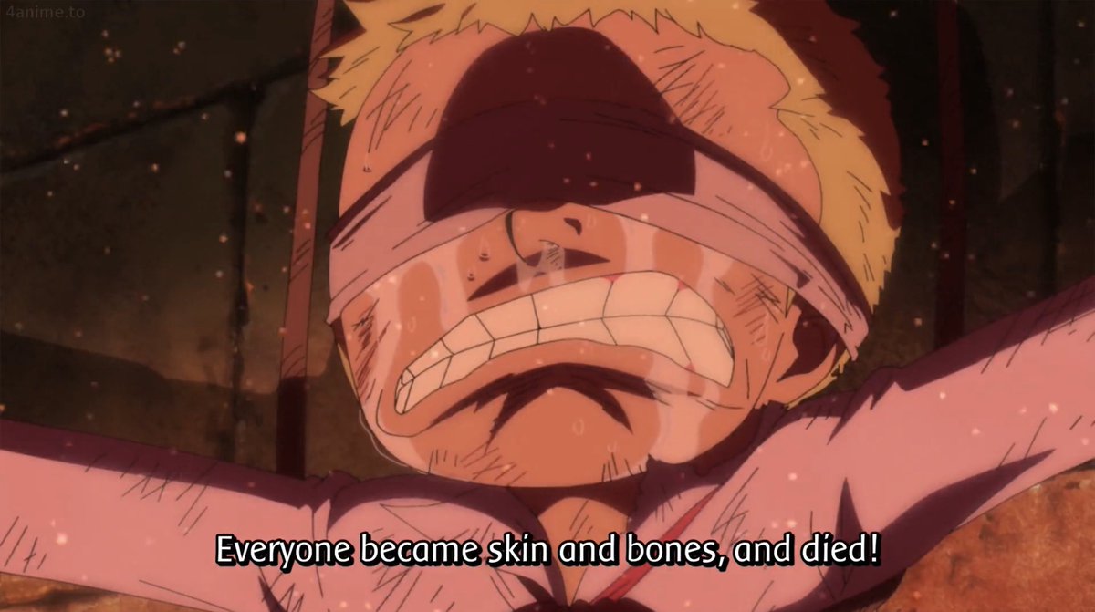 The people’s hate and anger against the celestial dragons is completely justified but to take it out on children like this and torture them? They took it too far and it definitely helped push doflamingo to the edge even more