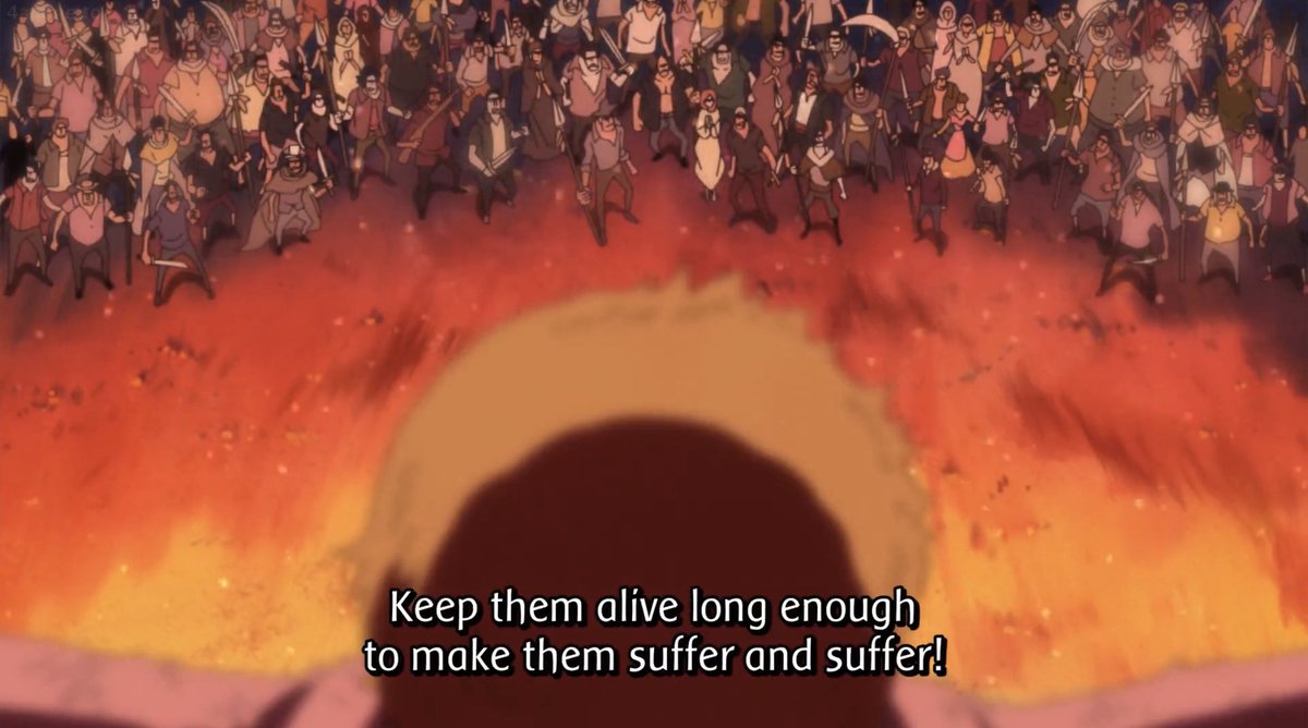 The people’s hate and anger against the celestial dragons is completely justified but to take it out on children like this and torture them? They took it too far and it definitely helped push doflamingo to the edge even more