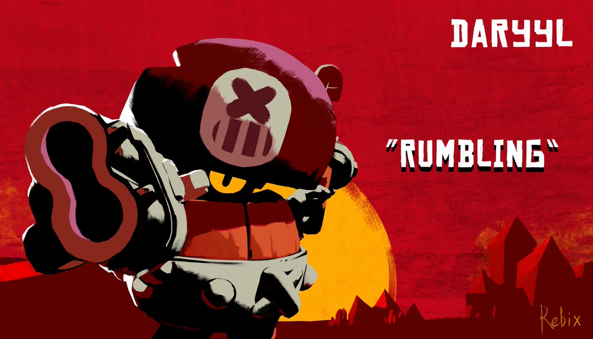 Rebixplus's tweet photo. #BrawlStars #BrawlArt #supercell 
@BrawlStars 
#Redbrawl series part3😊
A new little story is still being conceived, there may be an old friend of "clash of clan".🤫 https://t.co/aSpg6YX5k4