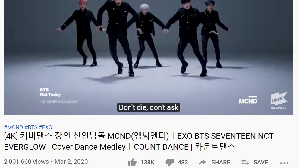 BICismybias's tweet photo. Unpopular Stream.
1theK MCND Dance Cover MV surpassed 2 Million views. 
@McndOfficial_ #MCND #MCND_COMEBACK_Spring #GEM https://t.co/cae14BAbqP