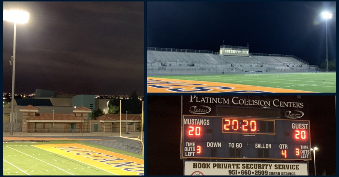 AthleticsERHS's tweet photo. Seniors-We are thinking of you as we light up our stadium in your honor at 8:20(20:20) tonight! Reminder: campus is closed & we must adhere to safety precautions.
We will share every Friday on social media. #ERHS #ERHS2020 #ERHSTweets @ERHSOfficial https://t.co/ls08mAUKYL