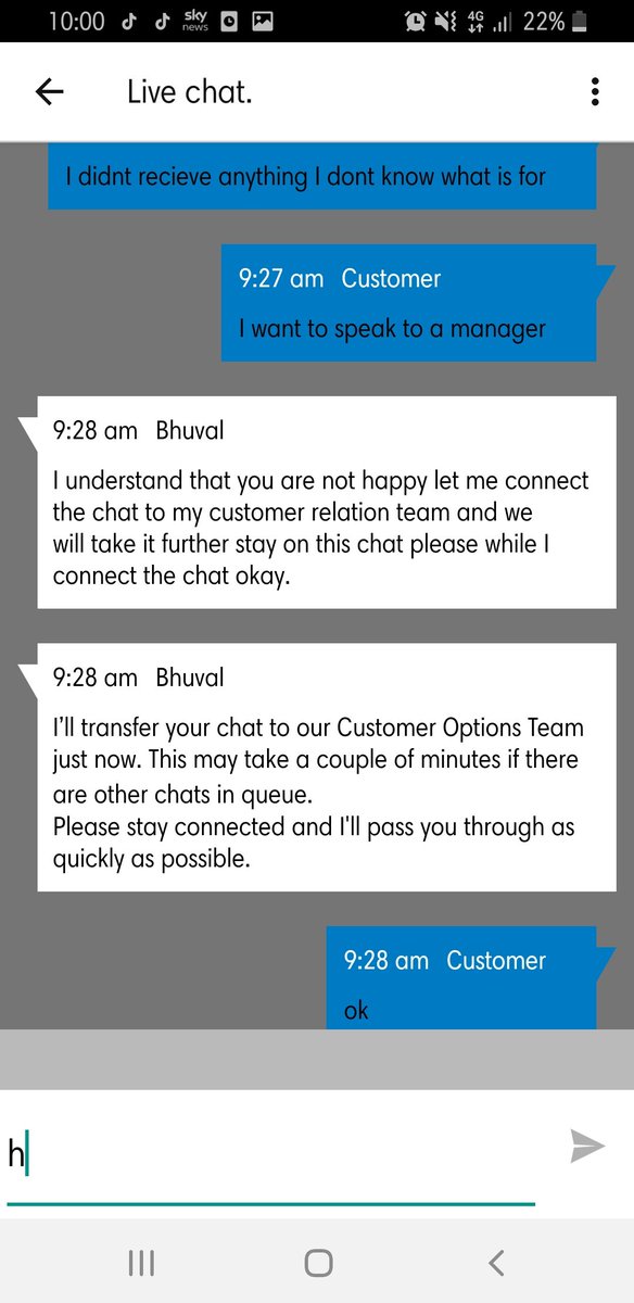 dpattni's tweet photo. @ThreeUK worst customer service got charges on my account that are fraud and cant even give an explanation. Didnt even connect me to the team. Cant speak to anyone. Boycott Three https://t.co/N8C4S7TDcp