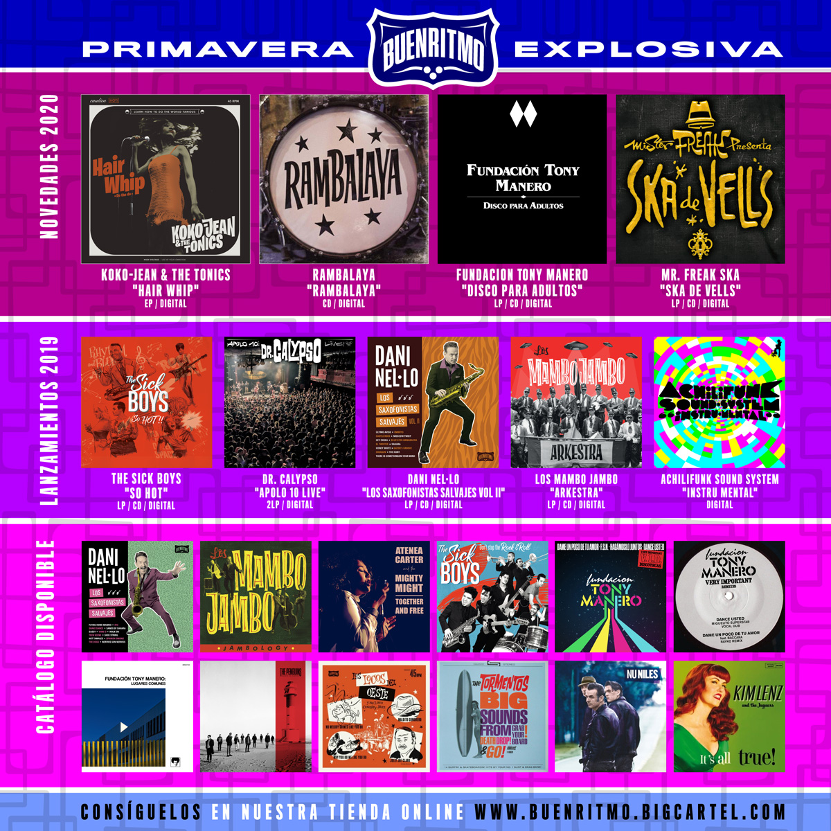 buenritmo (@buenritmo) on Twitter photo Hoy tenía que ser el <a href="/RSD_Spain/">Record Store Day ES</a>, pospuesto al 20 de junio. Aun así, las tiendas de discos, cerradas, siguen existiendo. Nuestro apoyo a todas ellas... (post completo aqui: bit.ly/RSD2020Buenrit…)
#RSD20 #FelizSabado #recordstore Hoy tenía que ser el <a href="/RSD_Spain/">Record Store Day ES</a>, pospuesto al 20 de junio. Aun así, las tiendas de discos, cerradas, siguen existiendo. Nuestro apoyo a todas ellas... (post completo aqui: bit.ly/RSD2020Buenrit…)
#RSD20 #FelizSabado #recordstore