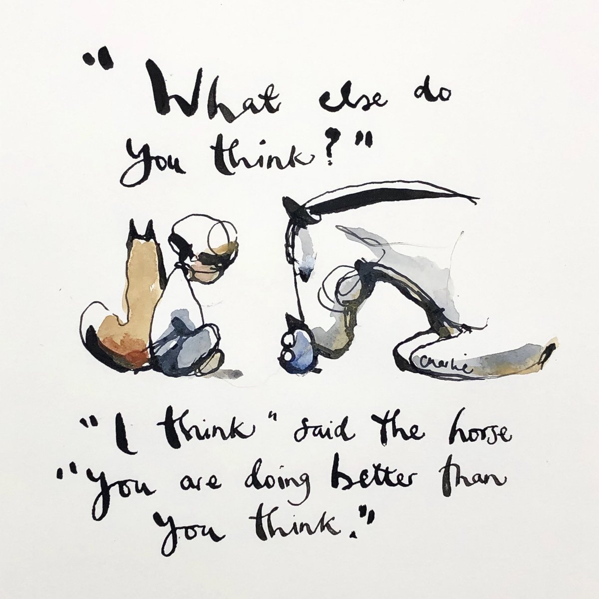 LittlePalmsFS's tweet image. Reassuring words at this time from @charliemackesy