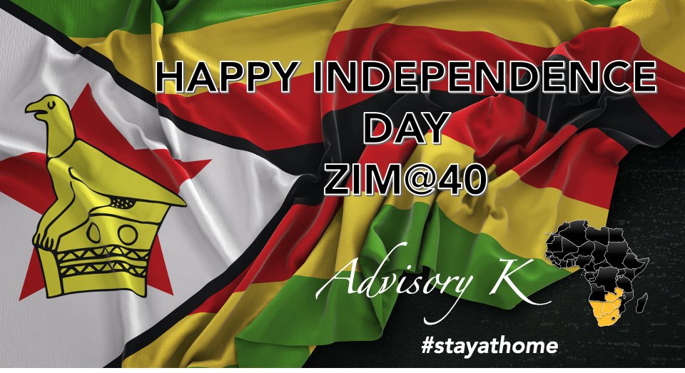 Advisory_K's tweet photo. Happy Independence Day Zimbabwe! #Zim40 https://t.co/BZmYT9F482