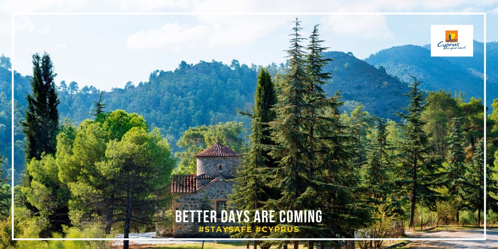 visitcyprus's tweet image. Let’s all stay positive and wait for the moment we will be able to enjoy Cyprus again. 💚 #StaySafe #BetterDaysAreComing #visitCyprus