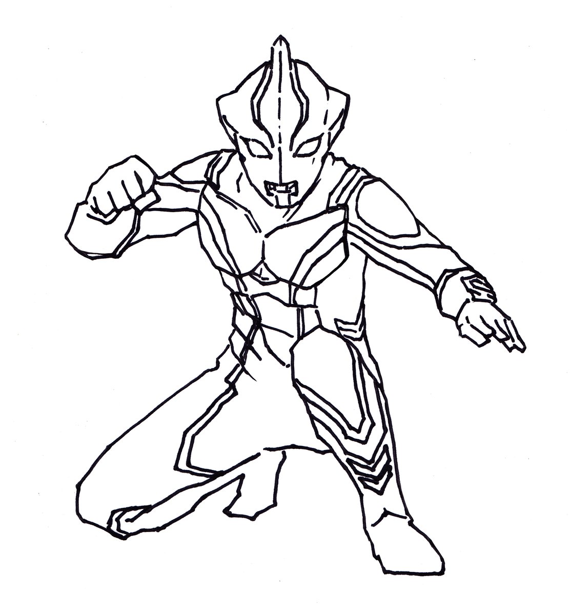 【200以上】 塗り絵 ウルトラマン