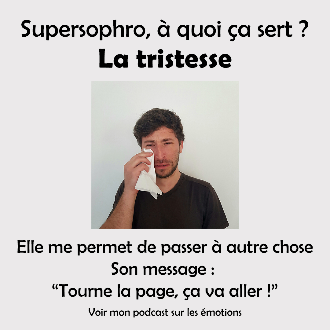 antoinedethelin's tweet photo. 🤓 supersophro, à quoi ça sert la tristesse ? 😭

Elle me permet de passer à autre chose, de passer d'un état à un autre 😥😌🙂 Elle me soulage.

Son message : "Tourne la page 📃, ça va aller !🤙". 

👉 Tagges un(e) ami(e) qui a besoin de lire ça !
#covid_19 #confinement https://t.co/nFqMYVlHUe