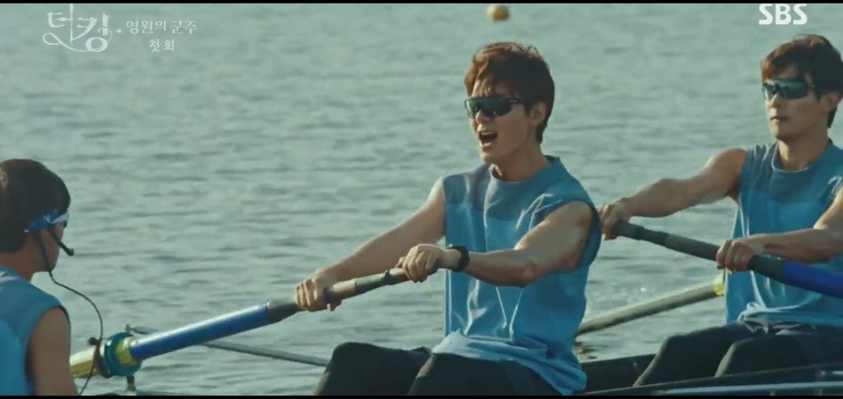 isn't it a blessing seeing him in sleeveless shirt..? that muscles tho  #TheKingEternalMonarch