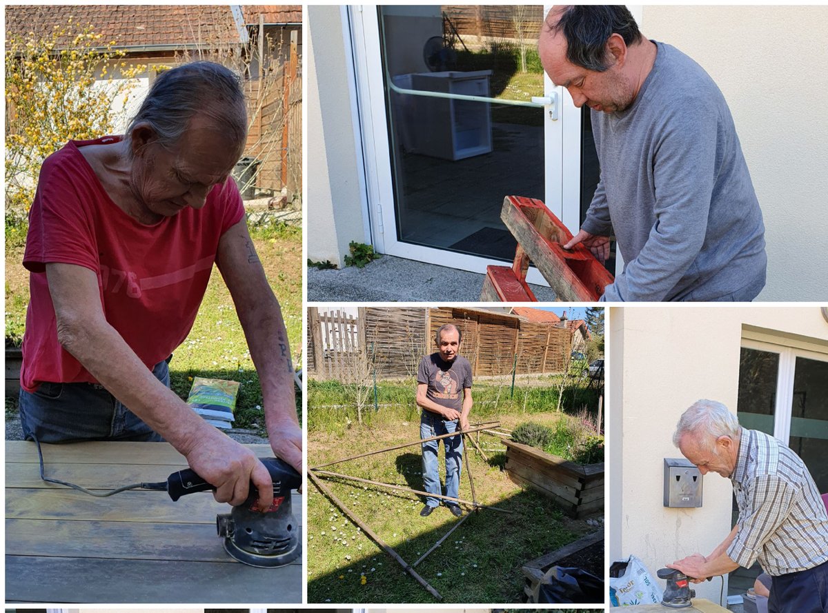 LeRelais18's tweet photo. Pension de Famille
Malgré le confinement les habitants de la pension de famille participent aux activités en respectant les gestes barrières. Opération jardinage pour leur plus grand plaisir.
#lerelais18 #ConfinementJour33 ement #bourges #restezalamaison @LeRelais18 https://t.co/0duGIGLxTN