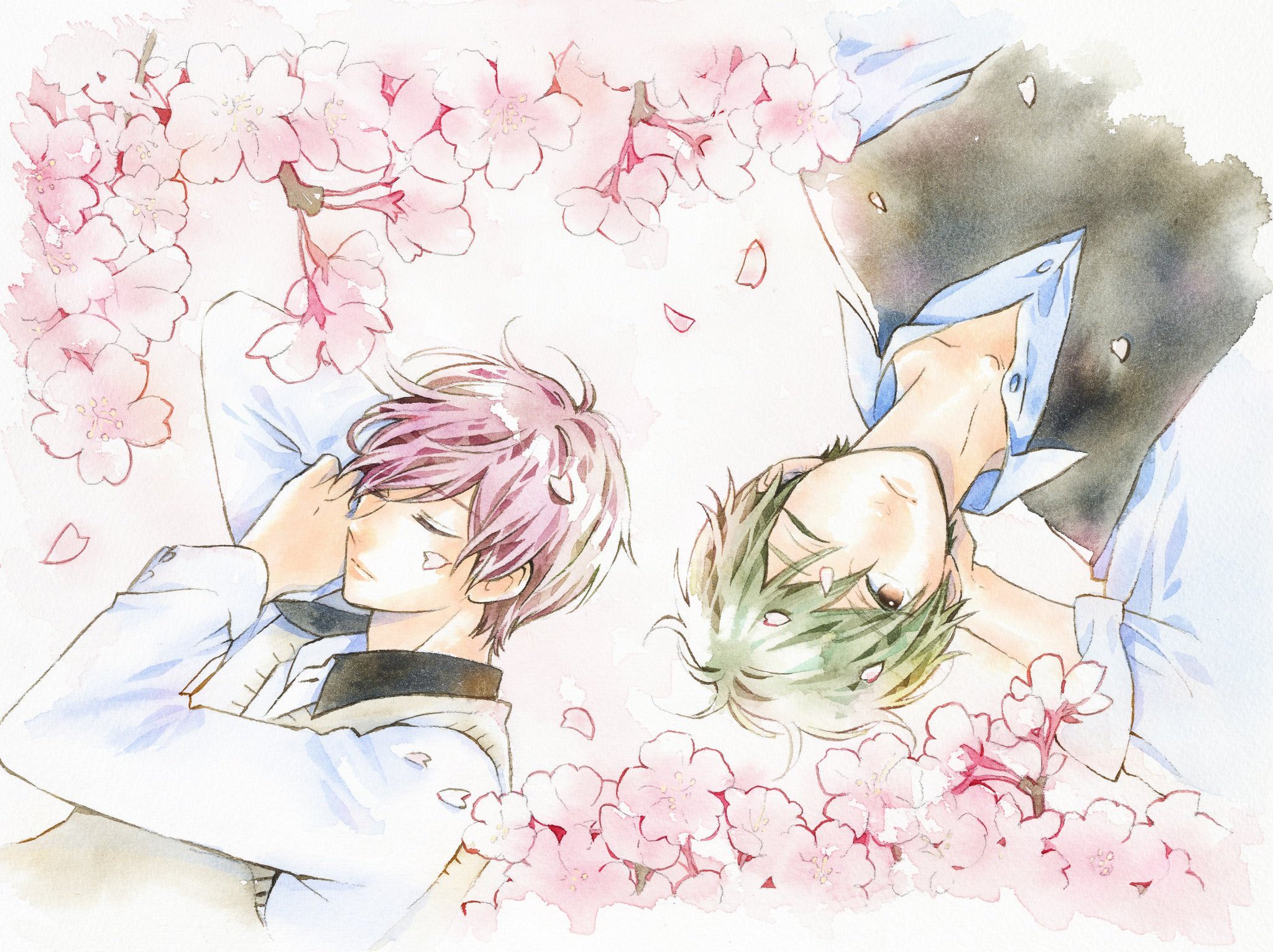 Twitter 上的 森下suu カレンダー用に描いたイラストです 正位置は理久が左下でした ショートケーキケーキ T Co 8o0lghz0oj Twitter