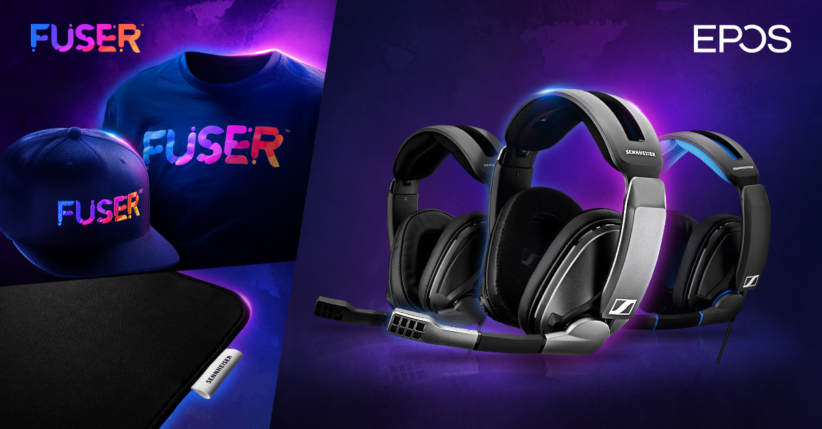 FUSERgame's tweet photo. Congrats to the fabulous five winners of the @eposgaming gear and FUSER-branded swag pack we gave away in the #FUSERSweepstakes, and many thanks to EPOS for partnering with us for this giveaway! https://t.co/jHo3xdG55e https://t.co/CBSbeTP2Ae