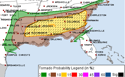 Tor-Con : TWC Tor SPC tornado probabilities hatched SUNDAY SUNDAY NIGHT ...