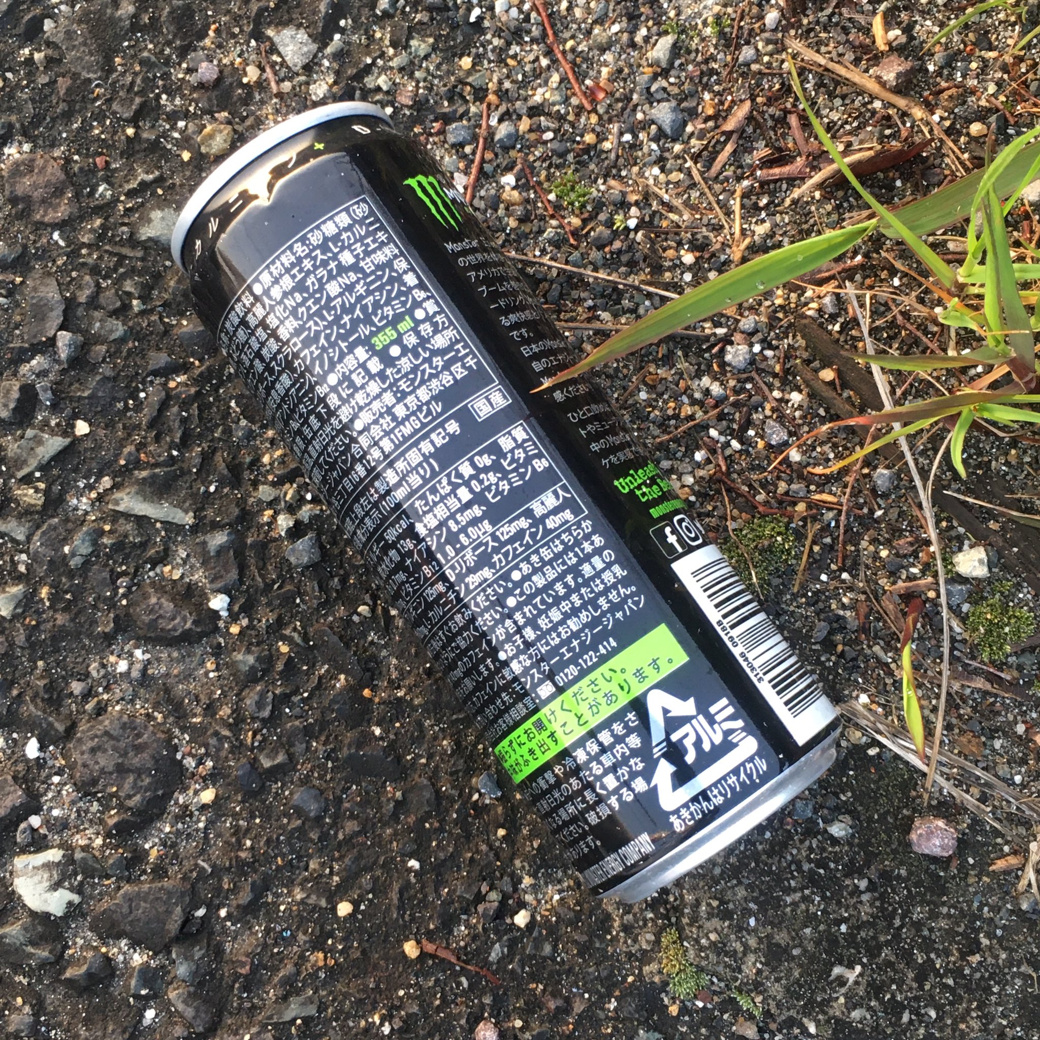 二流整備士 With Jzx81 今朝の路上でのゴミ拾いにて 中央分離帯の脇にエナジードリンクの空き缶がポイ捨てされてた 貴方にはエナジーが注入されました 路上にはゴミという名のエナジーが注入されました ご注意下さい 路上清掃 清掃活動