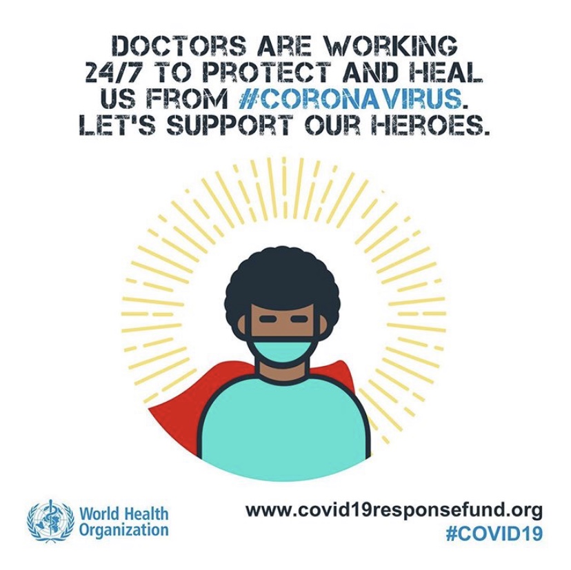 AllInUK1's tweet photo. @who Just a reminder how hard our health heroes are  working to fight this battle against #covid19! #protectnhs #stayhome #savelives #AllInUK https://t.co/h51PACDf8X