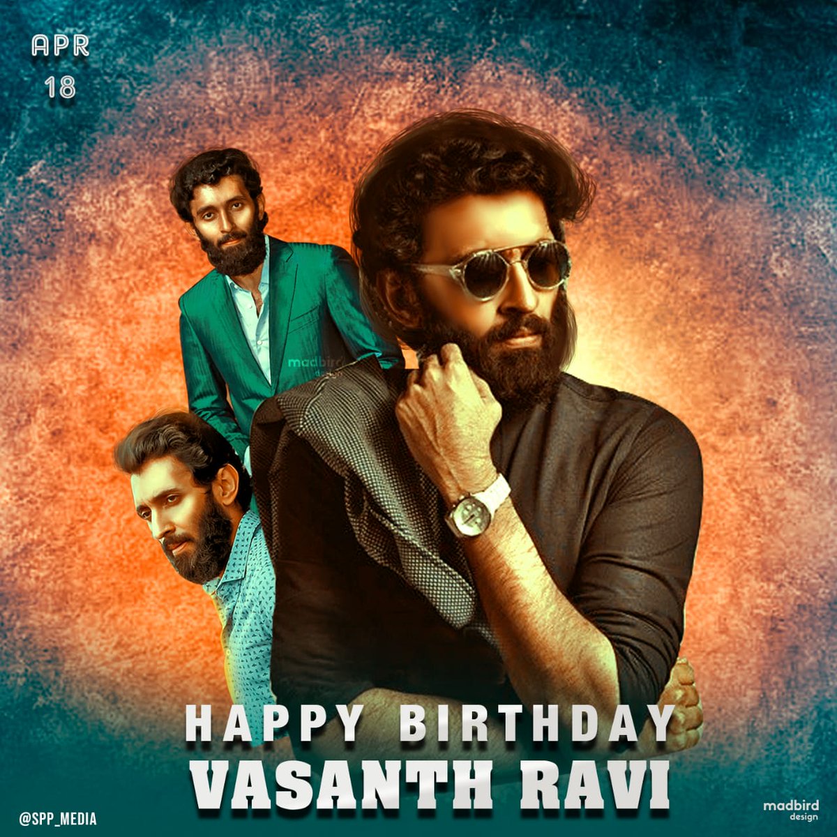 நடிகர் #வசந்த்ரவி க்கு என் இனிய பிறந்தநாள் வாழ்த்துகள் !

Wishing Very  Happy Birthday to Most Talented & Charming Hero #Taramani fame Actor #VasanthRavi 😊💐

#HBDVasanthRavi
#HappybirthdayVasanthRavi

@iamvasanthravi
@PRO_Priya @spp_media