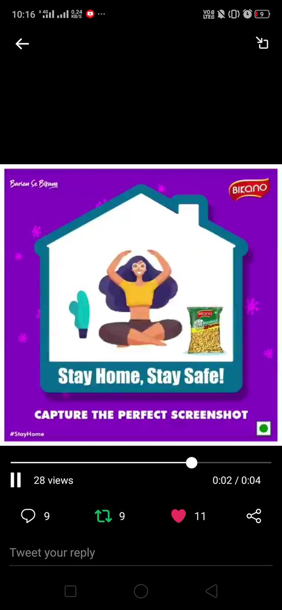 Kinjal__01's tweet photo. @BikanoWorld Here's my screenshot ๐
#Snacks #EveningSnacks #MorningSnacks #LateNightSnacks #MiddaySnacks #MorningCravings #LateNightCravings #MiddayCravings #StayHome #StaySafe #StayAlive #Bikano #BarsonSeBikano @BikanoWorld
Join @GoldQueenie4 @deora_gunjan @JainShantilal12 @harshj5765 https://t.co/1zCtrstgOC