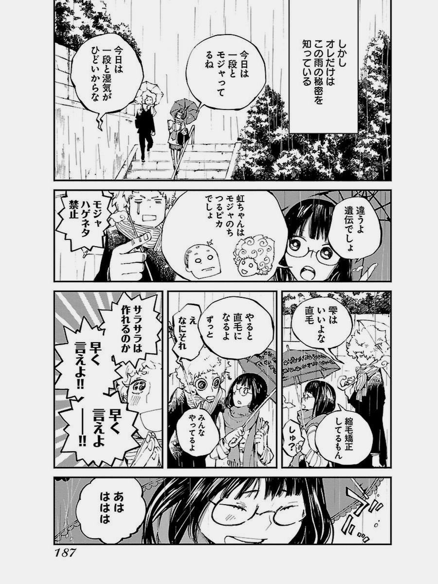 天気の子みたいな話
「虹の雫 雨の町」盛り合わせガールより。 2/6 